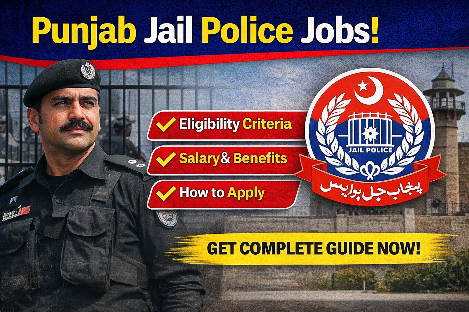 Punjab Jail Police Jobs 2026