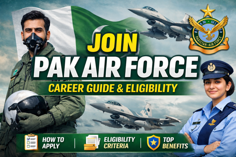 Join Pakistan Air Force Jobs