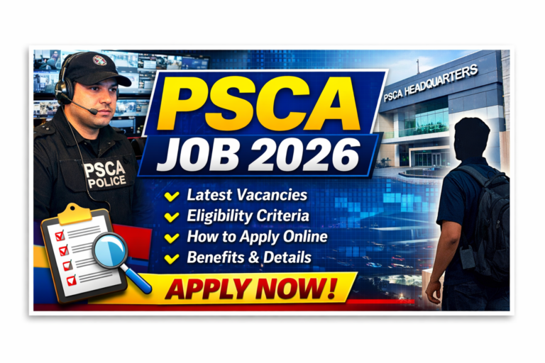 Latest PSCA Job 2026