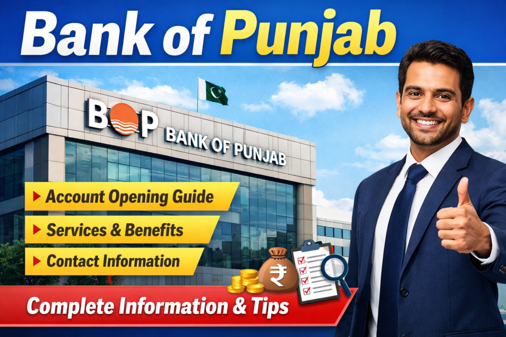 Bank of Punjab Jobs 2026